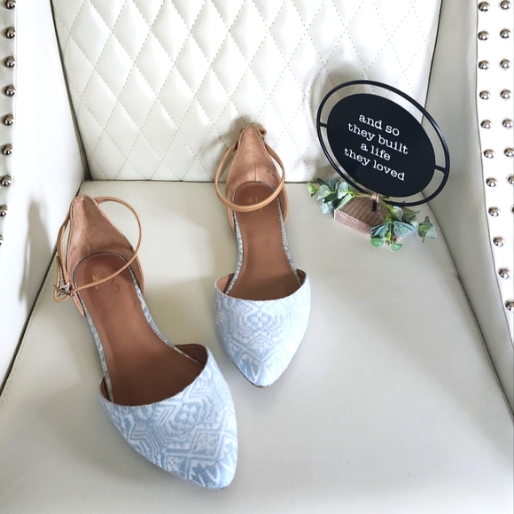 Women's Mix No 6 Blue/White/Beige Sze 9.5 Sandal. GREAT CONDITION - Picture 11 of 16